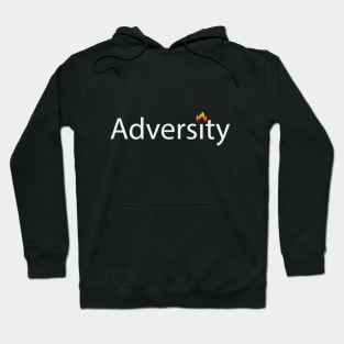 Adversity artistic text design Hoodie